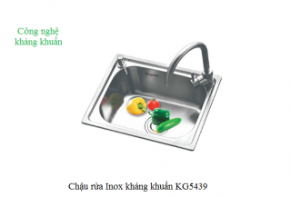 Chậu rửa Inox kháng khuẩn KG5439